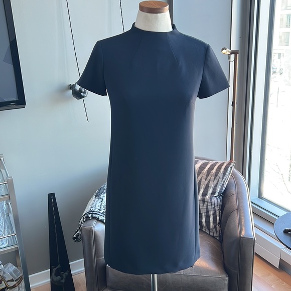 New Theory Jasneah Admiral Crepe Mini Dress - Bloomingdale's Exclusive Size 0 - Picture 3 of 7